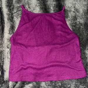 Forever 21 crop top. Size small. Color purple.